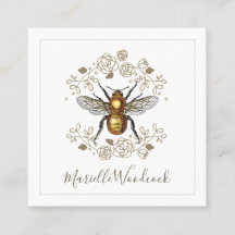 Golden Bee och Ro Blommigt Laurel