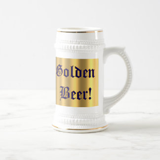 Golden Beer! på gulddesign #1 Stein Sejdel