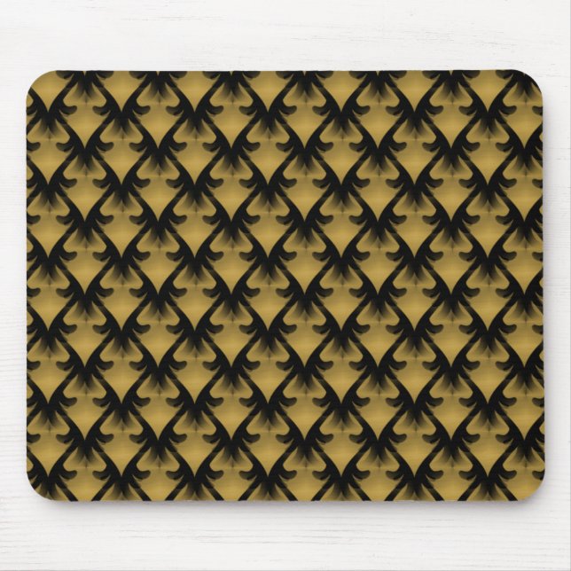Golden Beige Metropolitan Glam Mousepad Musmatta (Framsidan)