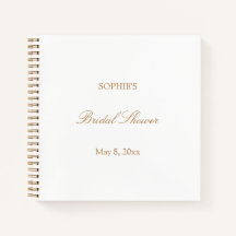 Golden Beige Script Möhippa Guest Bok
