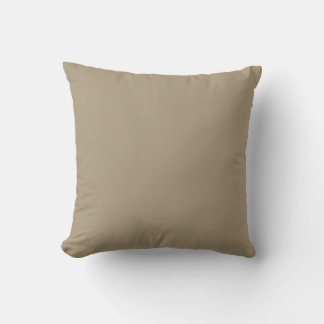 Golden Beige Solid Färg 2025 - halvton - skuggning Kudde
