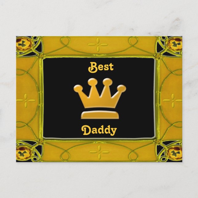 Golden Best pappa Postcard Vykort (Framsida)