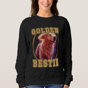 GOLDEN BESTIE söt Golden Retriever-moderdesign T Shirt