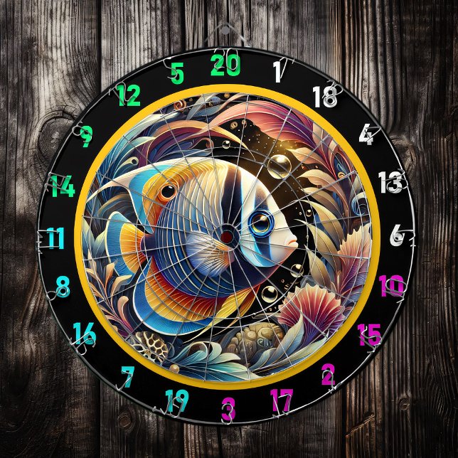 Golden Betta Dartboard Party Decor Darttavla (Skapare uppladdad)