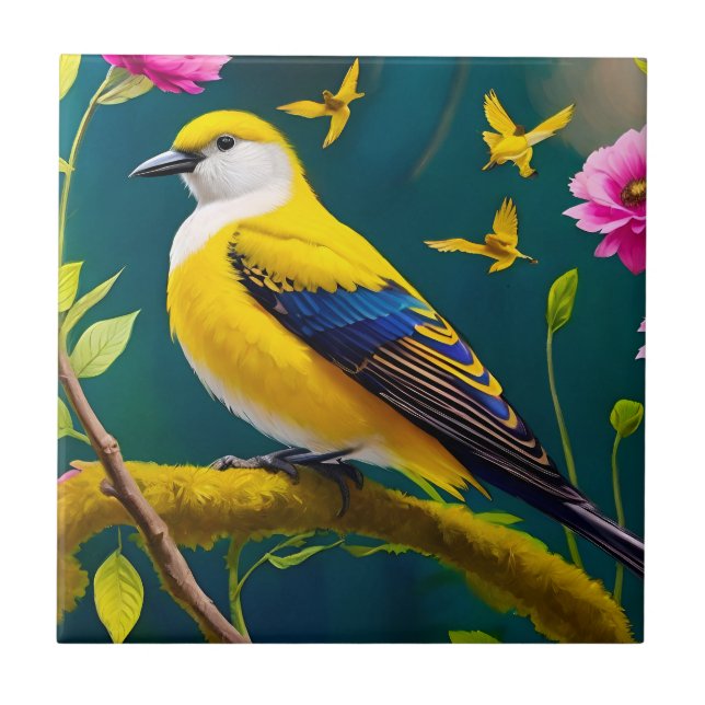 Golden Bird Kakelplatta (Framsidan)