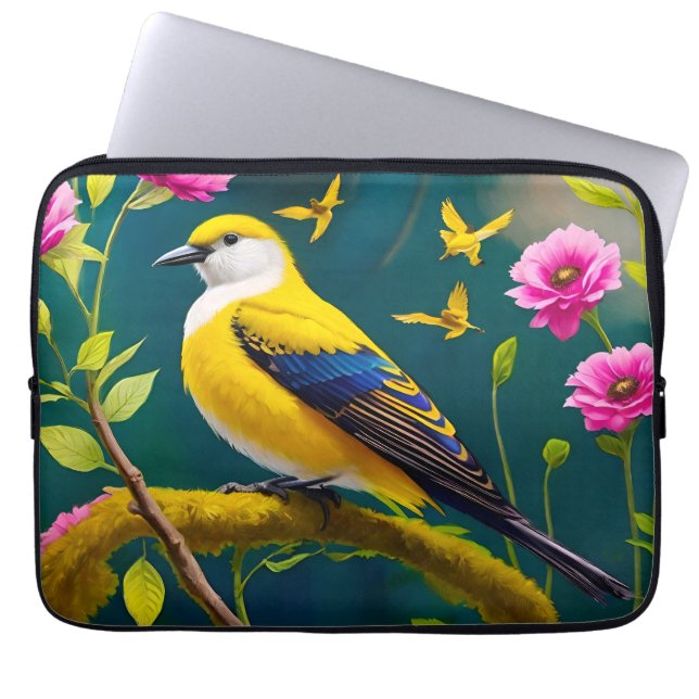 Golden Bird Laptop Fodral (Framsidan)