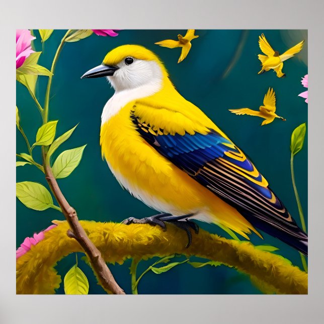 Golden Bird Poster (Framsidan)