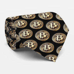 Golden Bitcoin Digital Pengarar Cryptocurrency Slips