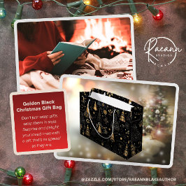 Golden Black-julens Helgdag Gift Bag