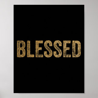 Golden Blank design för Andlig och motivation Poster