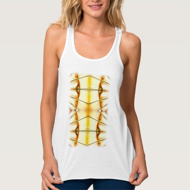 Golden Bling Linne Med Racerback (Framsida)