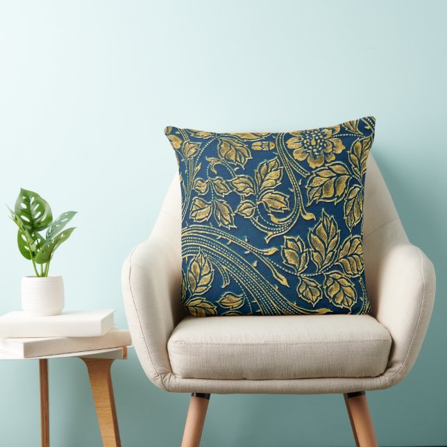 Golden Blommar Elegance Kudde (Stol)