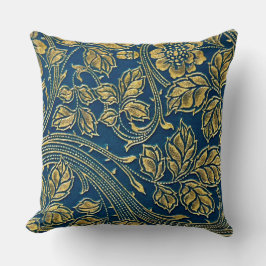 Golden Blommar Elegance Kudde