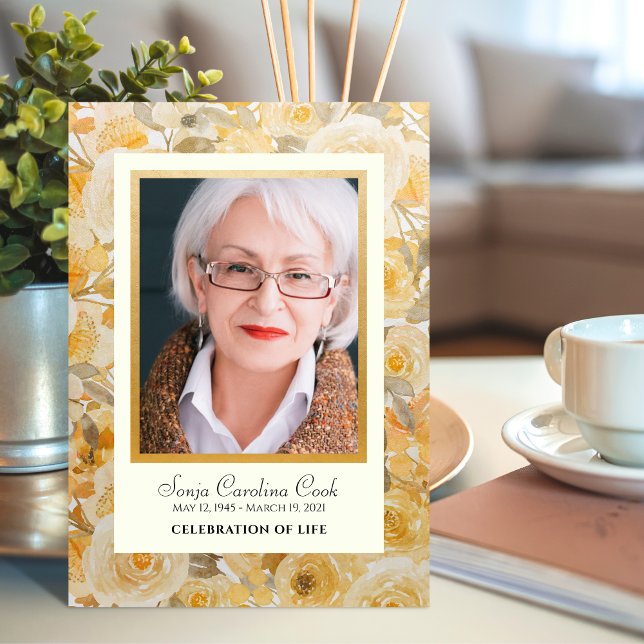 Golden Blommigt Firande of Life Programme Program (Skapare uppladdad)