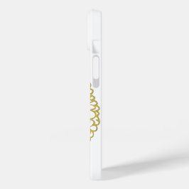 Golden Blommigt Mandala Phone Case