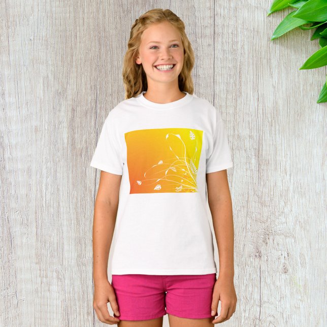 Golden Blommigt T-Shirt (Skapare uppladdad)