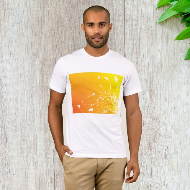 Golden Blommigt T-Shirt (Skapare uppladdad)