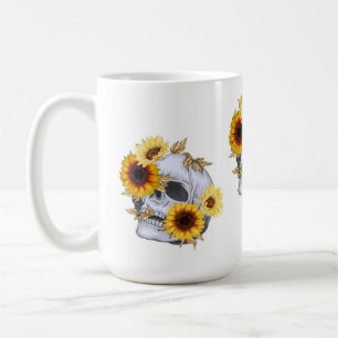 GOLDEN BLOOM SKULL KAFFEMUGG
