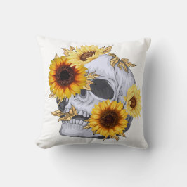 GOLDEN BLOOM SKULL KUDDE