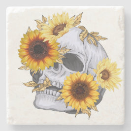 GOLDEN BLOOM SKULL STENUNDERLÄGG
