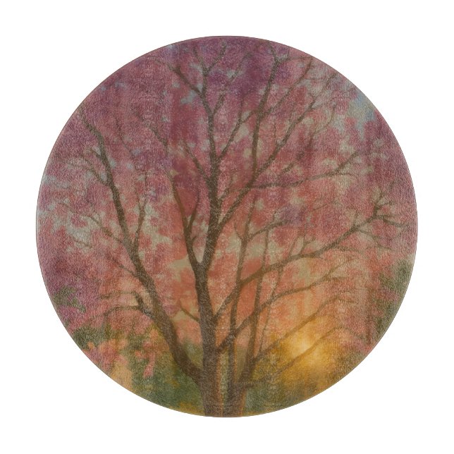 Golden Bloom - Solnedgång Trädfärgning (Framsidan)