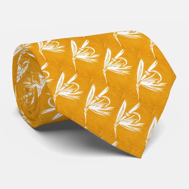 "Golden Blöt Fly" Trout Fly Tie Slips (Rullad)