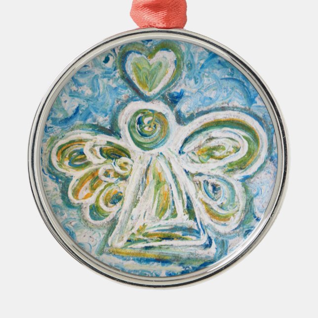 Golden Blue Angel Ornament (Framsidan)