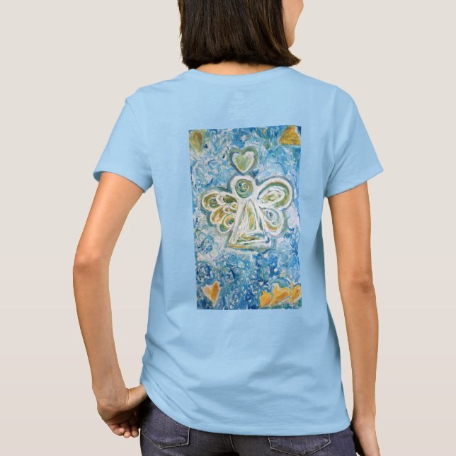 Golden Blue Angel T-shirt (Bakåt) (Baksida)
