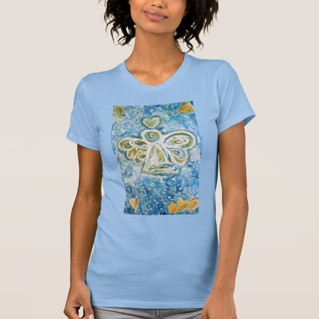 Golden Blue Angel T-shirt (framsida) (Framsida)
