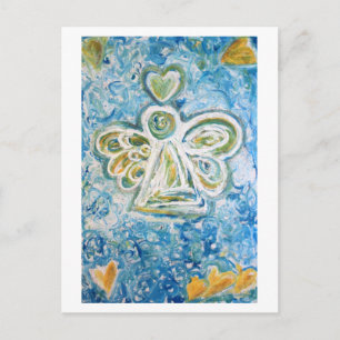 Golden Blue Angel-vykort Vykort
