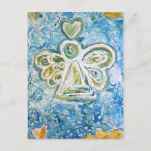 Golden Blue Angel-vykort Vykort