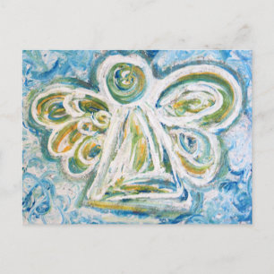 Golden Blue Angel-vykort Vykort