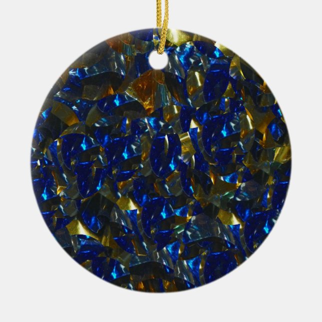 Golden Blue Circle Ornament (Framsidan)