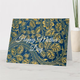 Golden Blue Elegance Kort