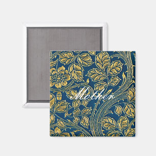 Golden Blue Elegance Magnet