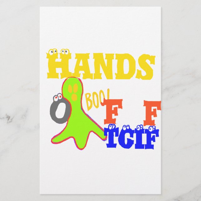 Golden Boo! Girly TGIF tackar Gud för Fredag Hakun Brevpapper (Framsida)