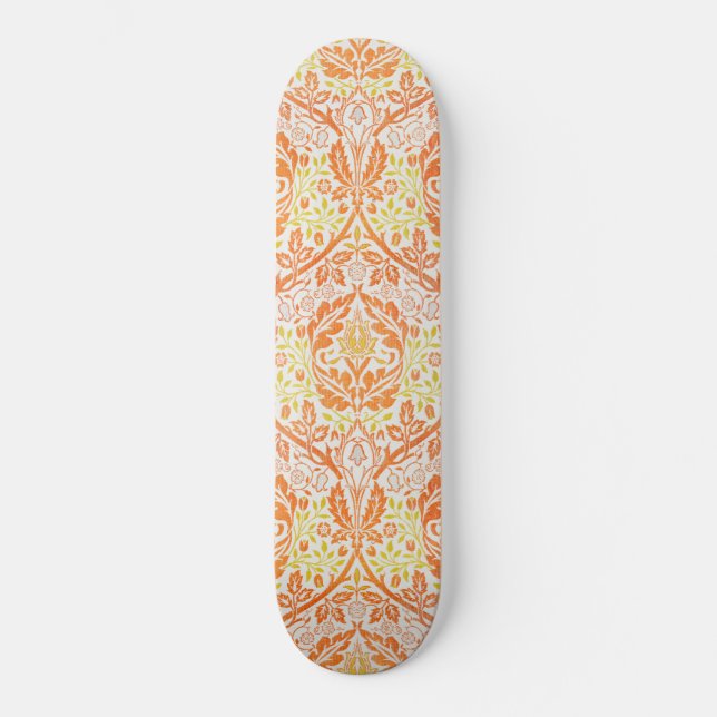 Golden Bough Mönster (av William Morris) Mini Skateboard Bräda 18,5 Cm (Framsida)