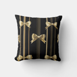 Golden Bow Charm Pillow Kudde