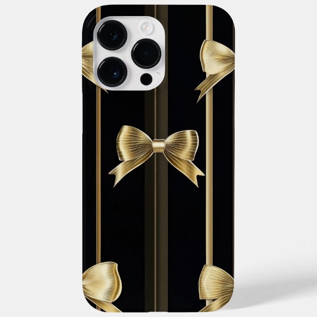 Golden Bow Luxe Phone Case (Baksida)
