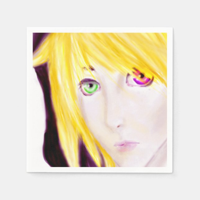 Golden Boy Manga Character Pappersservett (Framsidan)