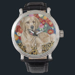 Golden Boy Retriever Armbandsur<br><div class="desc">Djur</div>