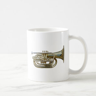 Golden Brass Euphonium Kaffemugg