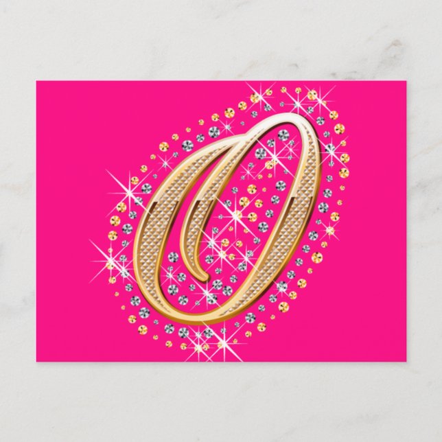 Golden Brev O - vykort (Framsida)