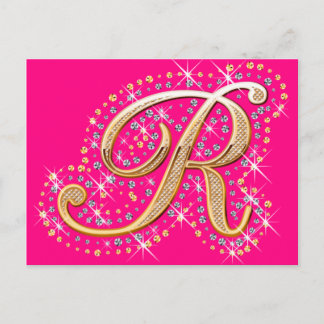 Golden Brev R - vykort