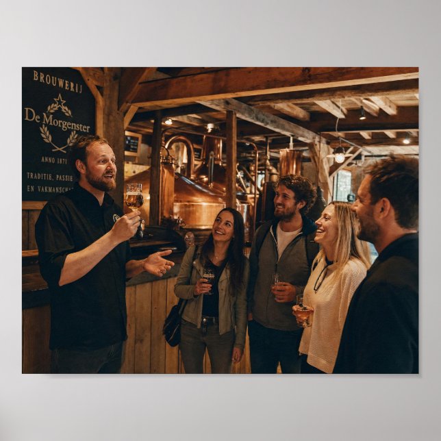 Golden Brewery Välkomst- och värmeaffisch Poster (Framsidan)