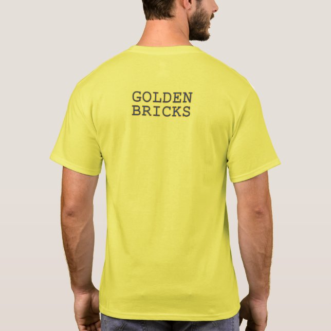 Golden Bricks - T-Shirt - Konkurrens Färg (Baksida)