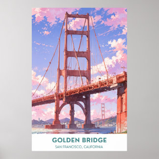 Golden Bridge-San Francisco, Kalifornien Poster
