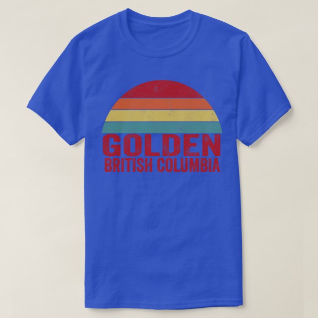 Golden British Columbia 1 T Shirt (Design framsida)