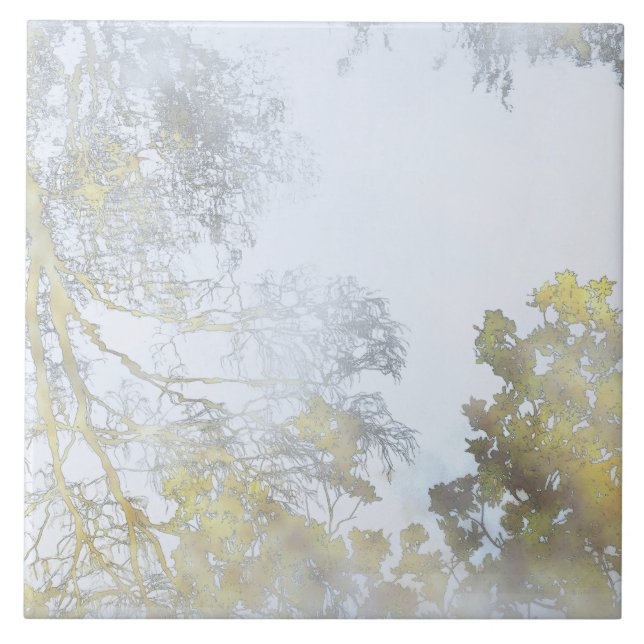 Golden Broadleaf Glow Kakelplatta (Framsidan)