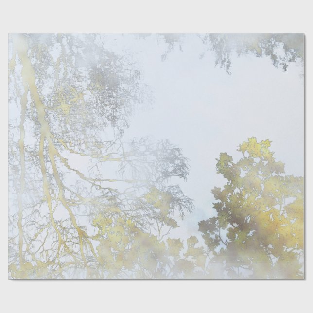 Golden Broadleaf Glow Presentpapper (Platt)